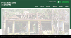 Desktop Screenshot of pousadarecantodoencanto.com
